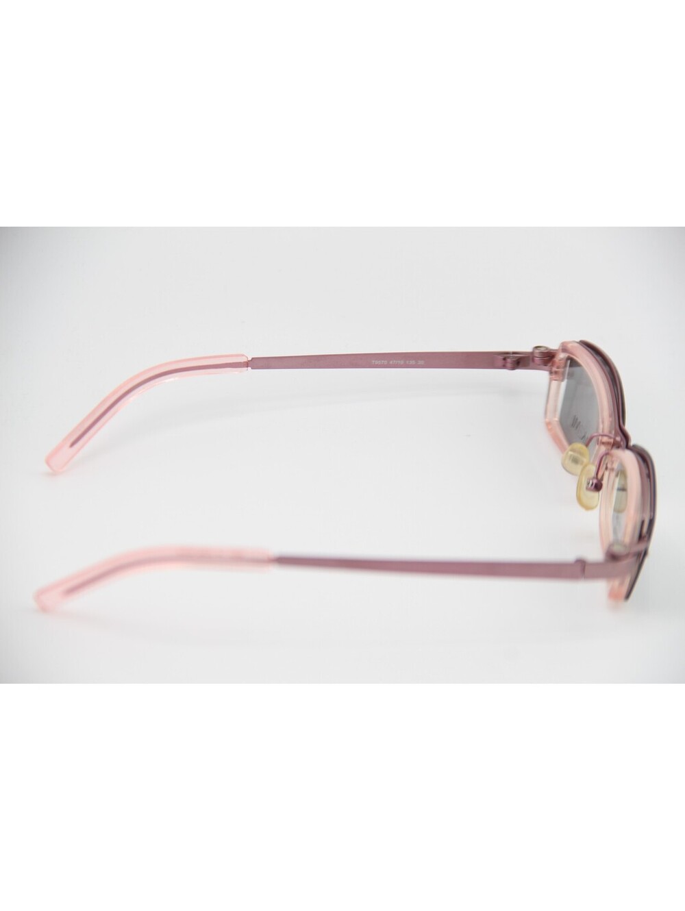 Tak2Mi T9570 Pink W Clips Authentic Eyeglasses 47-19-135 - Picture 5 of 5